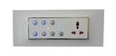 Smarteefi WiFi Smart Switch board ; Garantēti grafiki darbojas bez interneta; 4 Smart Switches + 1 Smart Fan ; Saskaitiet Taimeru; Savietojams ar Alexa & Home (FB41-6M-SN)
