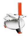 1 gab Nerūsējošais tērauds 6.5 Inch Roti & Puri Maker Nospiediet - Manual Roku Nospiediet Roti Maker ar rokturi Chapati, Papad & Khakhra Heavy Duty Cast Iron with Stainless Steel Plates (Cast Iron Makers 1 PC)