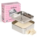 Nestasia Large Nerūsējošā tērauda Paneer Maker (550 ml) - Kvadrātveida Paneer Maker Veids Press with Lid - - Rust Izturīgs Vidējs Paneer Celtnis - Ideāls svaigam Paneer, Tofu & Sprouts