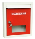 Lepose Letter Box mājas, Wall Mount Stand, Metāla sienas Mount Shelf, LetterBox, Mailbox, Āra pastkastes, Mājas Dekora Vienības (Suggestionbox Red)