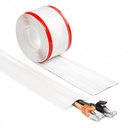 Serplex® 9.8FT/3M PVC Grīdas kabeļu vāka Wire Concealer, pašadhezīvs
