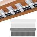 Serplex® 40Pcs Āķis un cilpas troses, pašdarinošs Āķis un cilpas troses