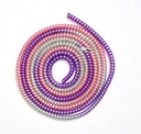 J'TON Spiral Metallic Color (2 Pcs) 1.2 Skaitītāji Katra pilna izmēra kabeļu lādētājs Aizsargs Vinder iPhone un Android USB Uzlādes kabeļi, austiņas, zibens kabelis (daudzkrāsu)