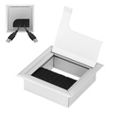 HATHIP kabeļa vāka alumīnija 80x80mm Easy Install Cap