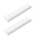 RKPM HOMES Kabeļu aizsargs I Concealer Cord Cover I Pašadhezīvs sienas Mount Krāsojamo kabeļu vadība Home, Office, Noliktava Es viegli Unfold & Open I Raceway paslēpt Stieples (iepakojums 1, White)