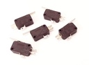 ERH Indija (iepakojums Nr. 5) Micro Limit Switch 220v Momentary SPDT Snap darbības slēdzis Push Pogu AC DC (125v-250v) (0,6-6 Amp)