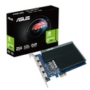ASUS Ge Force GT 730 2GB GDDR5 PCI E RAM 64-Bit Graphics Karte ar 4 HDMI pieslēgvietām 384 CUDA kodoli 3 gadu garantija var palaist 4 displejus vienā laikā (GT730-4H-SL-2GD5)