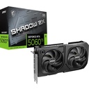 MSI GeForce RTX 5060 Ti 16G Shadow 2X OC Plus Grafiskā karte - NVIDIA GeForce RTX 5060 Ti GPU, 16GB GDDR7 128 bitu atmiņa, 28 Gbps, PCI Express Gen 5 x16 saskarne, līdz 2602 MHz, STORMFORCE Fan
