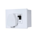 Panasonic 20 Amp modulārā AC kaste ar vienpola MCB korpusu un Heavy Duty ISI 3 Pin Plug Top (White, 98488)