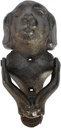 Door Handle Delicate Dog Door Knocker Knob Front Door Farmhouse Yard Large Cabin Gate Shackle Vintage Finish Loud Cast Iron Knobs Handcrafted Homce