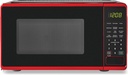 0.7 cu. ft. Countertop Microwave Oven, 700 Watts， New (Color : Red)