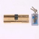 Door Lock Cylinder Household AB Safety High Security Double Side Opening of All Copper Cylinder for Furniture 1Pcs(95mm32.5-62.5)