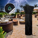 Patio Heater Covers, Patio Heater Covers Waterproof Heavy Duty, Outdoor Heater Cover for Patio Propane Dustproof Patio Heater Cover for Standing Heater Outdoor Heater Calentones Para Patio
