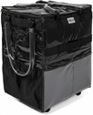 KELN Rolling Tote Bag with Wheels – Heavy Duty Foldable Shopping Bag with Handle – Reusable Grocery Bag on Wheels
