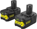 Powilling 2Packs 8.0Ah Battery Replacement for Ryobi 18V Battery, 18 Volt Lithium ion Batteries for Ryobi One 18V Cordless Tools P108 P107 P105 P104 P103 P102