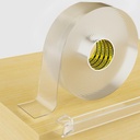 Clear Edge Protector Strip, 1.18in x 16.4FT, Sharp Edge Wrap Cover Tape, Self Adhesive Protective Bumper Guards for Cabinet Door Desk Glass Table Bed Furniture, Kitchen Countertop, Waterproof