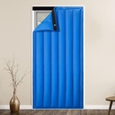 Bar Reduce Noise Screen Door Cover, Thermal Insulated Door Curtain Barrier Partition Privacy Divider Blackout, Doorway Hanging Door Draft Stopper for Air Conditioner Heater Room/Kitchen