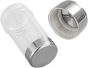 Cabilock Spice Dispenser Jar Shaker Tight Seal for Kitchen Use Condiment Storage and Seasoning Control