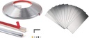 Art3d 20ft Outside Vinyl Corner Trim with Peel and Stick Backsplash PVC Wall Tile