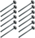 The ROP Shop | (12) Garage Door 2" Nylon Rollers w/Cap 7" Stem 13 Ball Bearing Heavy Duty