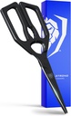 Dalstrong Japanese Stainless Steel Ambidextrous Kitchen Scissors - All Purpose - Heavy Duty - Detachable - Sharp Blade - Herbs, Pizza, Meat Cutting