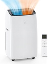 14,000 BTU Portable Air Conditioners, Quiet Portable Cooling AC Unit Up to 750 Sq.Ft. With Cooler, Heater, Dehumidifier & Fan, 4 In 1 Inverter Air Conditioner With Remote Control for Bedroom, Room