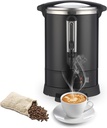 100 Cups-14 L Commercial Coffee Urn, Coffee Dispenser Electric,Fast Brew Stainless Hot Water Dispenser, Hot Water Urn for Catering, Meeting, Party,Black