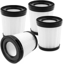 Vacuum Filter Replacement Compatible with Fabuletta FSV001/FSV101,Girnoor G160/G165, Lubluelu 202, Oraimo OSV-102, VacLife VL732 Stick Vacuum Cleaners - 4 Pack