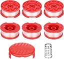 CMZST0653 8pcs String Trimmer Spool Line(0.065",30Ft) with Cap Head, Compatible with Craftsman CMCST900,CMESTA900,CMESTE920,CMZST98020,CMCST915,CMEST913,CMZST120SC (CMZST0653-8pcs)