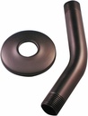 Danco 89182 Showerhead and Shower Arm Flange and Assembly, 6-inch, Brushed Nickel Finish, Oil Rubbed Bronze