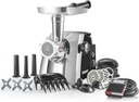 STX International Turboforce Cadet 2000 Series Electric Meat Grinder | 6-in-1 Multifunctional | Foot Pedal | Sausage Stuffer | Kubbe Maker | 4 Grinding Die | Stainless Steel Blades & More Included