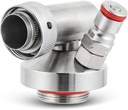 Home Brewing Stainless Steel Mini Growler Tap Dispenser Quick Fitting Connector for Craft Beer Growler Picnic Brewing Accessories
