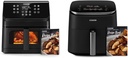 COSORI Clear Blaze Air Fryer, 6.5 Quart Large Compact Airfryer with Visible Window, 12 One-Touch & Air Fryer TurboBlaze 6.0-Quart Compact Airfryer that Roast, Bake, Proof, 9 Functions, 5 Speeds