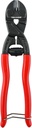 TOOLEAGUE 8-inch Mini Bolt Cutter with Recess and Spring,CR-V Blade, Security Lock,Compact Bolt Cutters with Comfortable Grip,Easily Cut Locks, Barbed Wire, Thick Wire,Rods, Chain