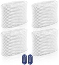 TOMOON WF2 Humidifier Filter Replacement for Vic.ks V3500 V3100 V3900 V3700 VEV320 Ka z 3020 & Re-Lion WA-8D Cool Mist Humidifiers,Pack of 4