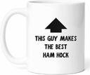Best Ham Hock Cook Mug - Dish Coffee Cup - Culinary Expert Funny Gift From - Slow Cooker Tea Mugs - Savory Meal Cups - 11 Oz Ceramic Gifts For Food Enthusiasts, Birthday, Him, Her, Christmas, Cooking
