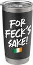 For Feck's Sake Irish Flag Stainless Steel Insulated Tumbler