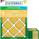 Filterbuy 21.5x24x1 Air Filter MERV 11 (MPR 1200) Allergen Defense Replacement (5-Pack), Electrostatic Pleated HVAC AC Furnace Filters, Made in USA (Actual Size: 21.50 x 24.00 x 0.75)