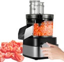 Commercial Food Processor, 5l Electric Vegetable Dicer Chopper Veggie Shredder Grater, Meat Grinder Blender