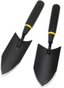Ergonomic Handle Hand Shovel Small Garden Tool Thicken Manganese Steel Garden Trowel for Bonsai Easy to Dig (Narrow Shovel)
