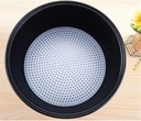Reusable Silicone Burnt-Proof Pad Rice Cooker Mesh Mat, Round Non Stick Steamer Liner Dumplings Buns Dim Sum Mesh Mat 37cm