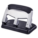 Bostitch Office EZ Squeeze Heavy Duty 3-Hole Punch mājas birojam un skolai, 40- lapa Ietilpība, One-Touch samazināts spēks, Sleek Silver Design