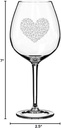 Wine Glass Goblet Leopard Print Love Heart (20 oz Jumbo)