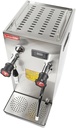 Commercial Steam Milk Foam Machine, 110V 2500W Stainless Steel Milk Frothers Professional Coffee Maker with 360° Rotating Steam Bar and LED Display Gauge for Home, Coffee Shops, Milk Tea Shops
