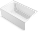 Kohler 25832-RA-0 Avec® 60" x 36" alcove bath, right drain, White