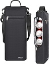AROUY Golf Cooler Bag - Accessories for Men, Small Soft Insulated Beer Cooler Holds 6 Pack of Cans or Two Wine Bottles, Sports Bag
