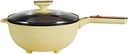 Electric Frying Pan Integrated Pot Household Stir Frying Pan Hot Pot Steaming Pot Non-stick Pan(E)