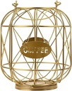 Large Coffee Pod Holder Iron Capsule Storage Rack Desktop Organizer Capsules Rack Storage Basket