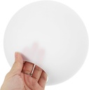 Kichvoe Light Bulb Cover 7-Inch White Glass Globe Lamp Shade Replacement Glass Shade For Light Fixtures Frosted Glass Globe Lighting Cover with 2.5 Fitter Neck Fixture Replacement Globes& Shades