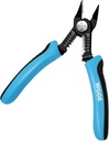 WGGE Wire Cutters Precision Flush Pliers with Supplementary Stripping, Cutting Pliers, Handy and Slim Diagonal Cutters, Ultra Sharp Wire Cutter, 10-20AWG wire stripper (6 inch)
